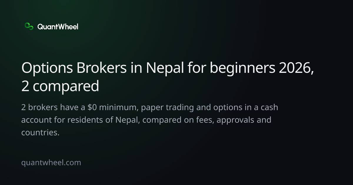 The share card of Options brokers in Nepal for beginners