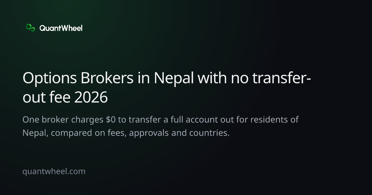 The share card of Options brokers in Nepal with no transfer-out fee