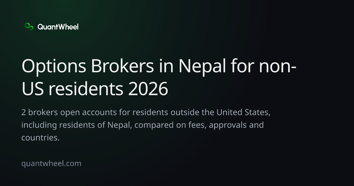 The share card of Options brokers in Nepal for non-US residents