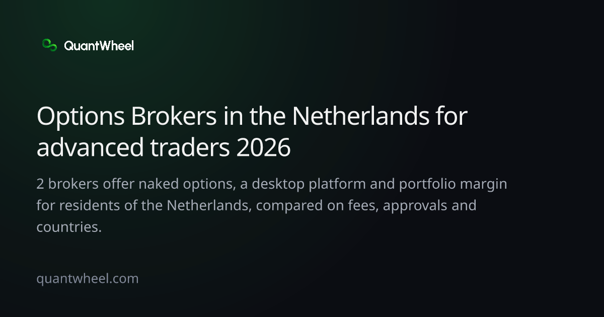 The share card of Options brokers in the Netherlands for advanced traders