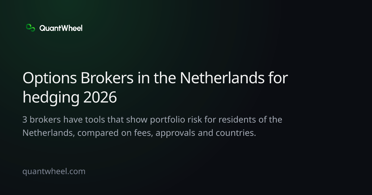 The share card of Options brokers in the Netherlands for hedging