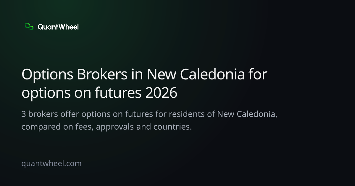 The share card of Options brokers in New Caledonia for options on futures
