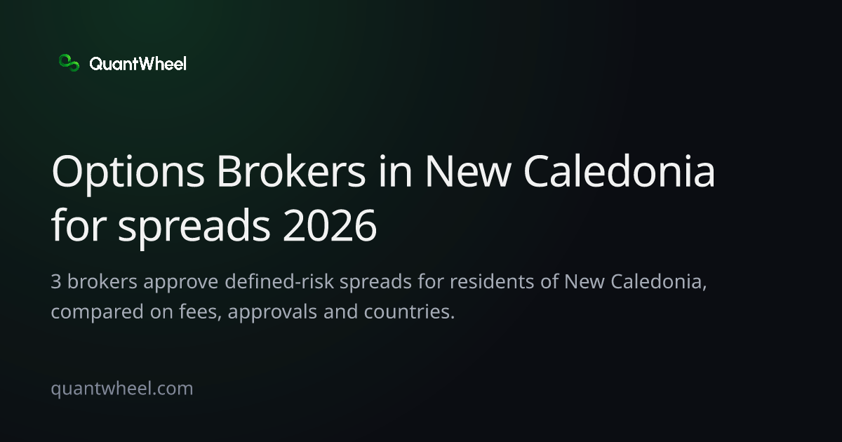 The share card of Options brokers in New Caledonia for spreads