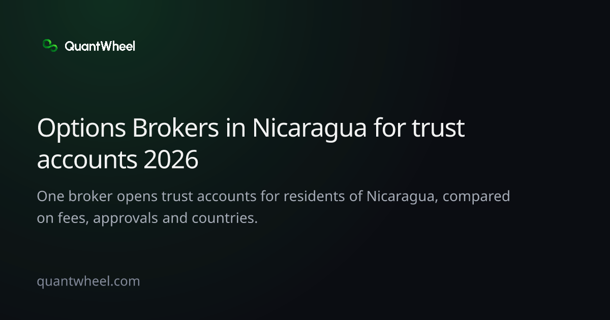 The share card of Options brokers in Nicaragua for trust accounts