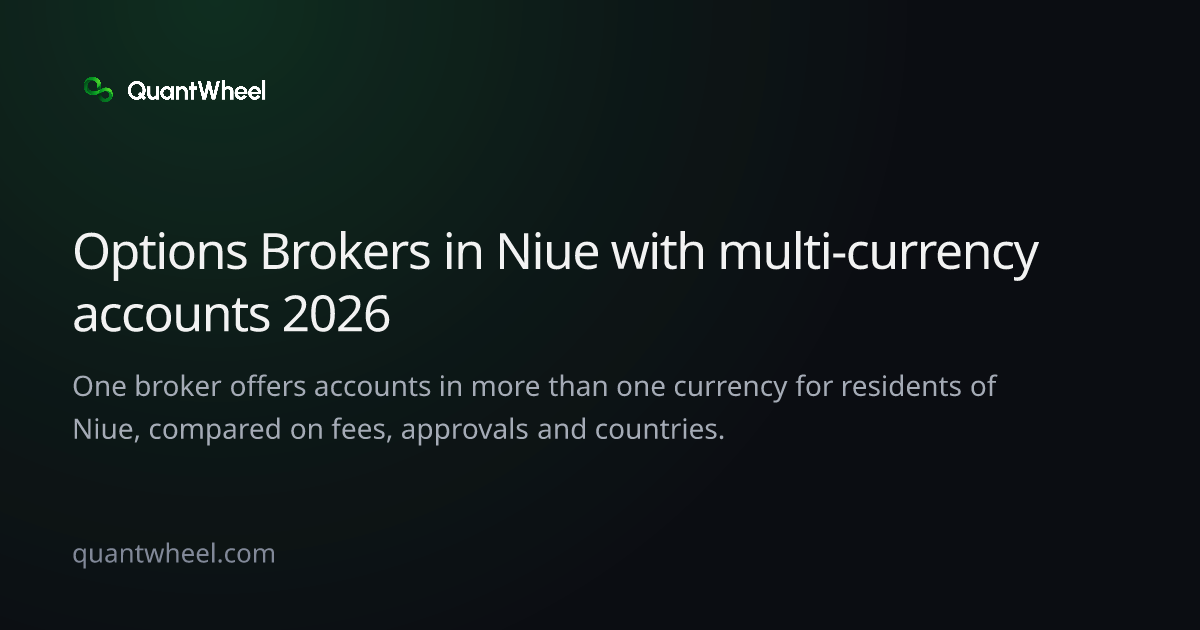 The share card of Options brokers in Niue with multi-currency accounts
