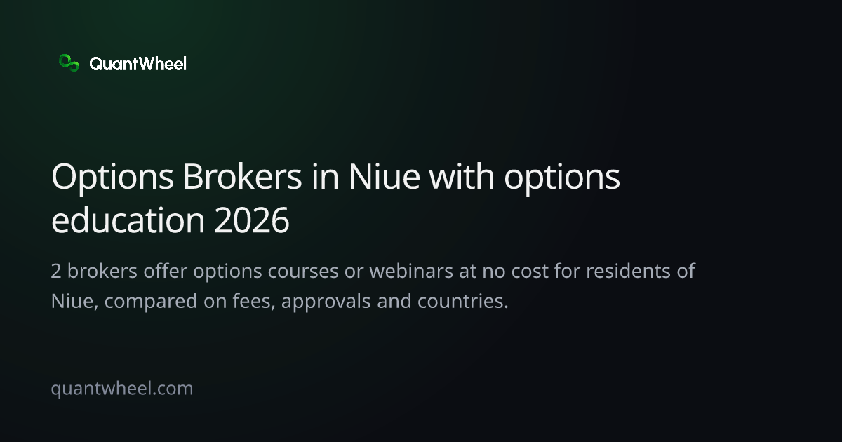 The share card of Options brokers in Niue with options education