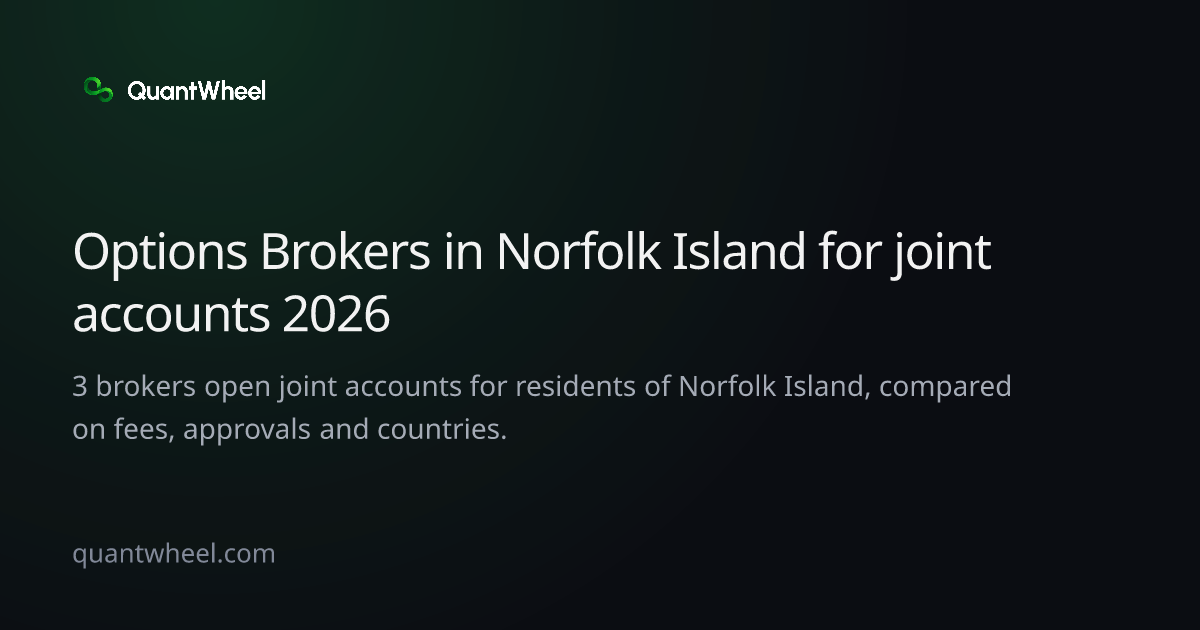 The share card of Options brokers in Norfolk Island for joint accounts