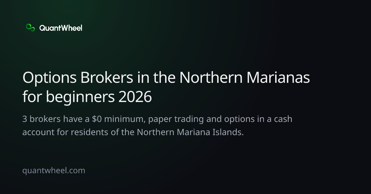 The share card of Options brokers in the Northern Mariana Islands for beginners