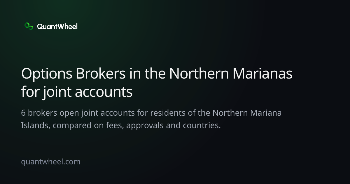 The share card of Options brokers in the Northern Mariana Islands for joint accounts