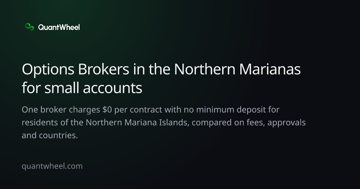 The share card of Options brokers in the Northern Mariana Islands for small accounts