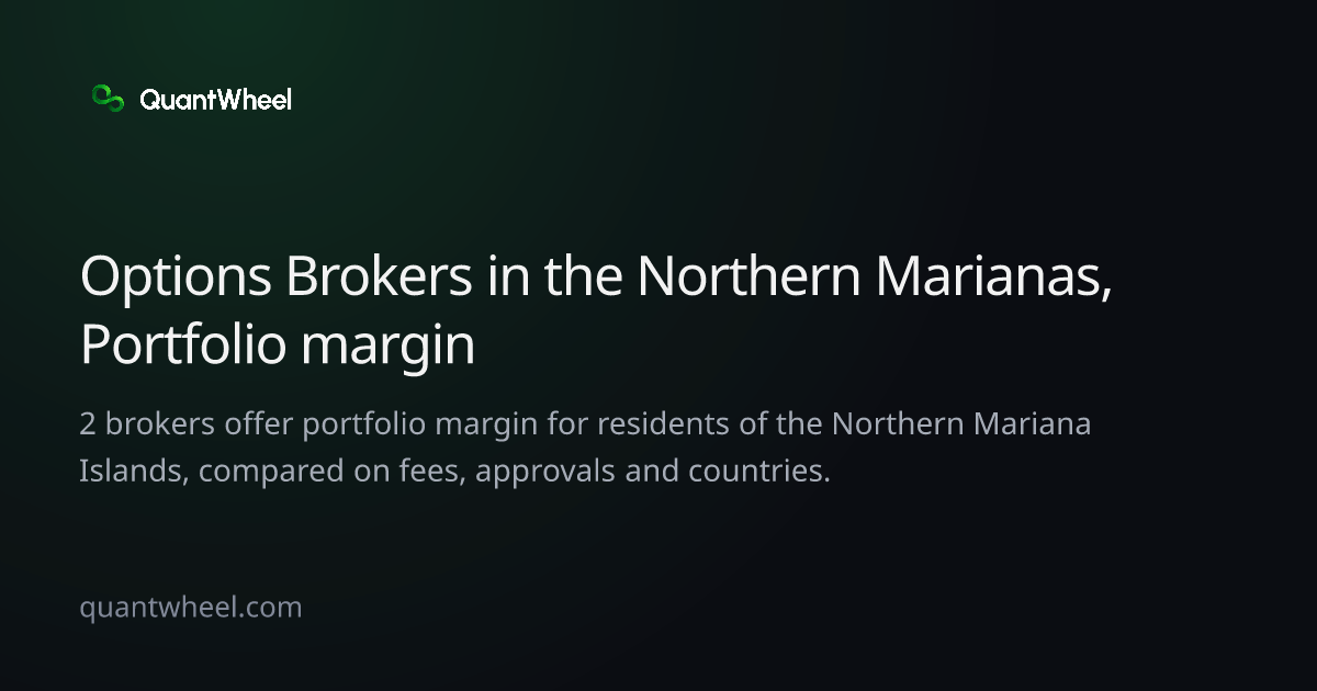 The share card of Options brokers in the Northern Mariana Islands with portfolio margin