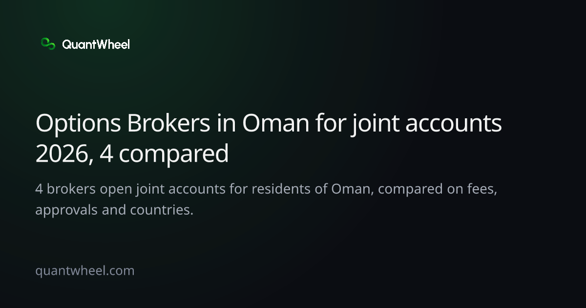 The share card of Options brokers in Oman for joint accounts