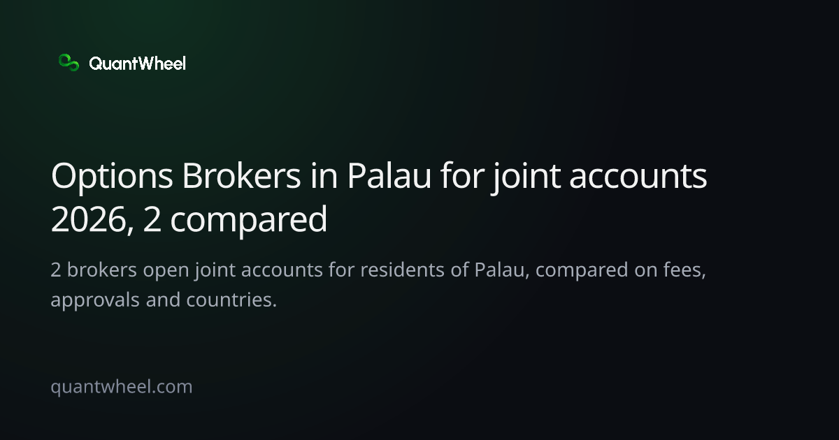 The share card of Options brokers in Palau for joint accounts