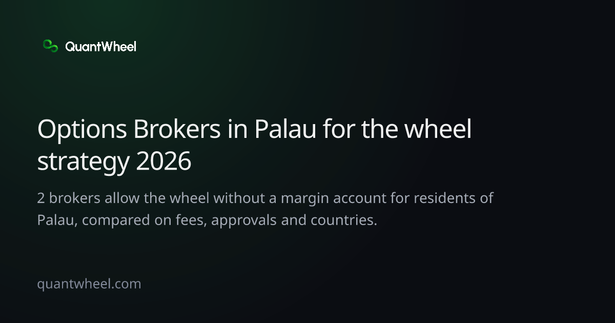 The share card of Options brokers in Palau for the wheel strategy