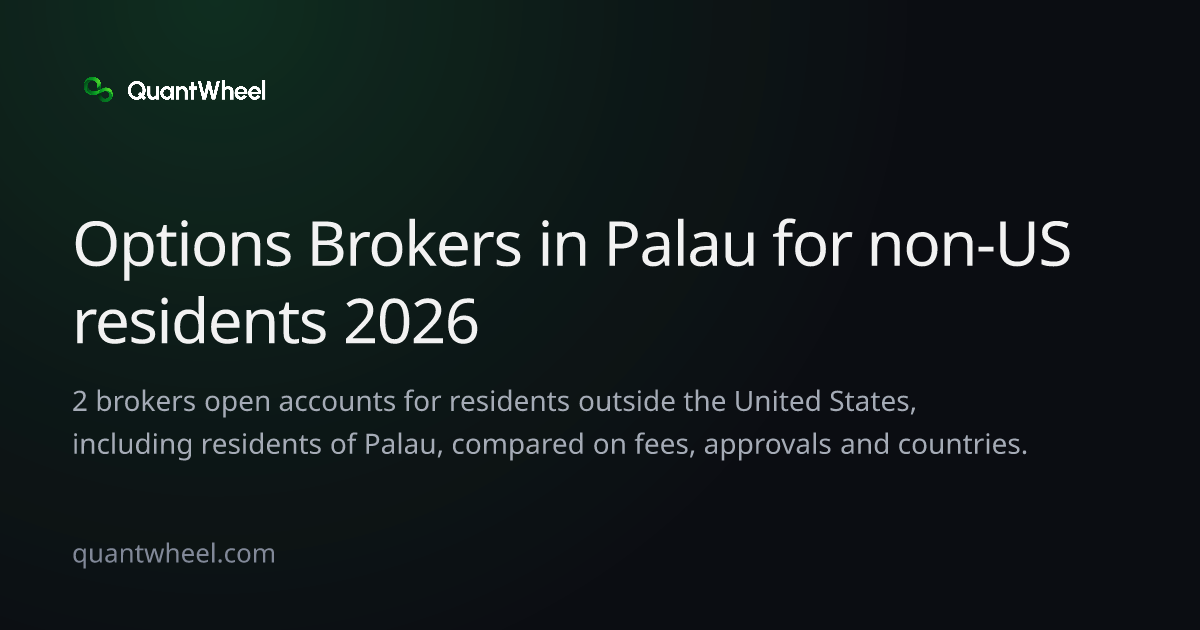 The share card of Options brokers in Palau for non-US residents