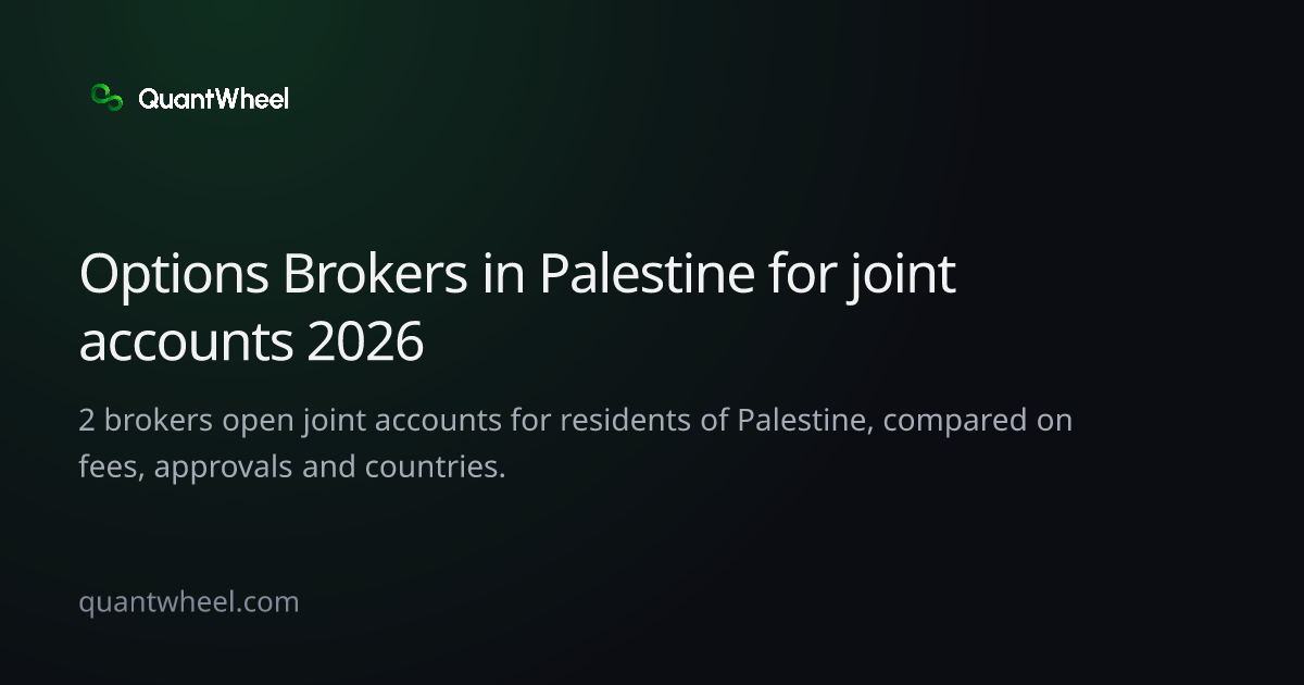 The share card of Options brokers in Palestine for joint accounts
