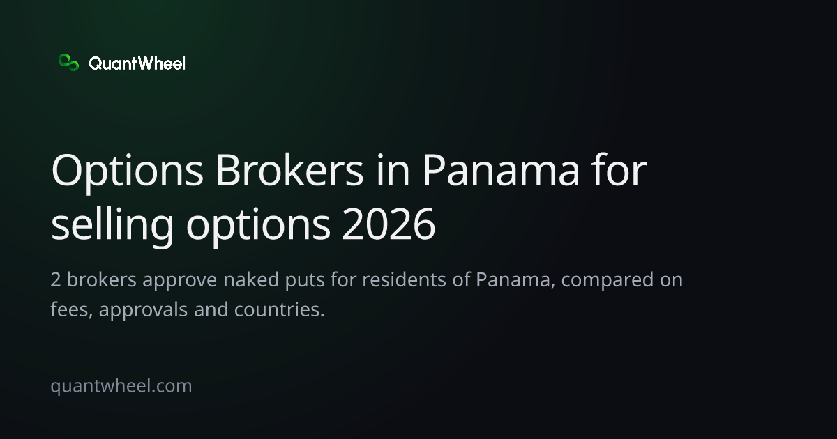 The share card of Options brokers in Panama for selling options