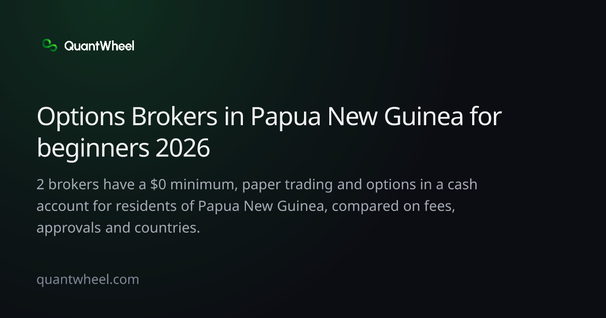 The share card of Options brokers in Papua New Guinea for beginners