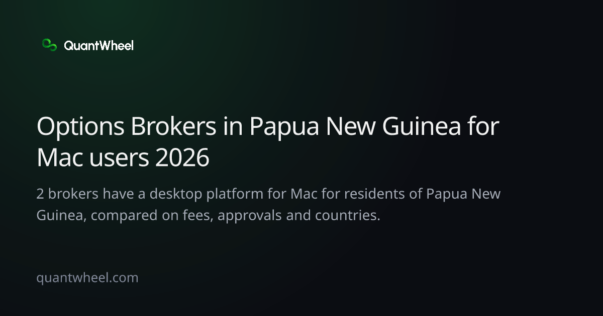 The share card of Options brokers in Papua New Guinea for Mac users