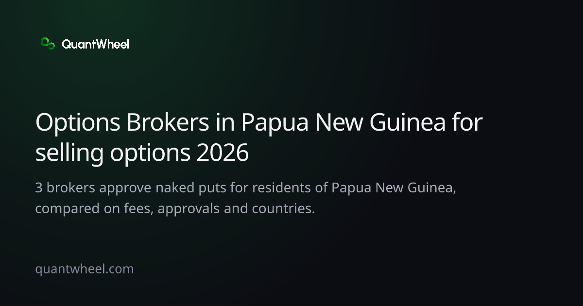 The share card of Options brokers in Papua New Guinea for selling options