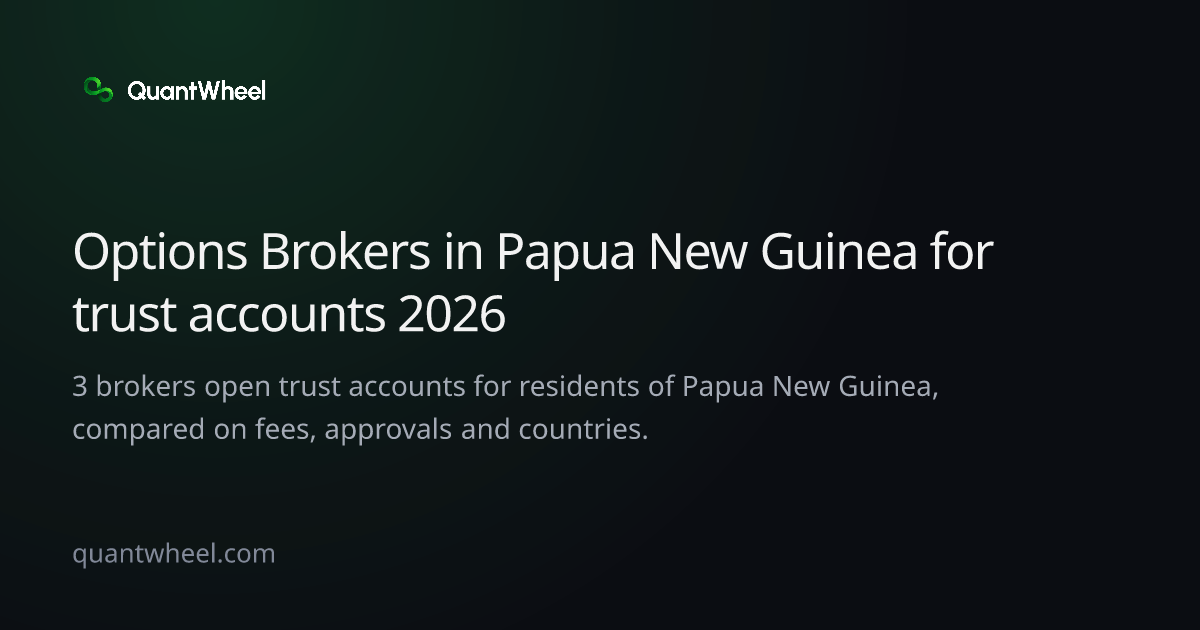The share card of Options brokers in Papua New Guinea for trust accounts
