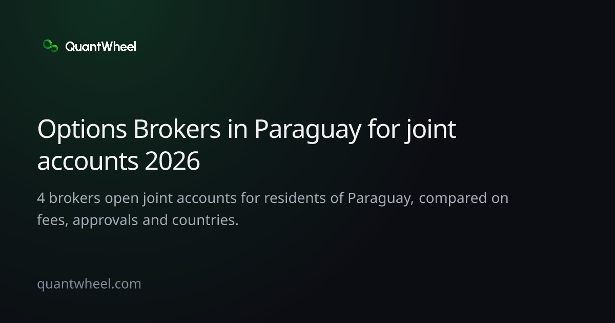 The share card of Options brokers in Paraguay for joint accounts