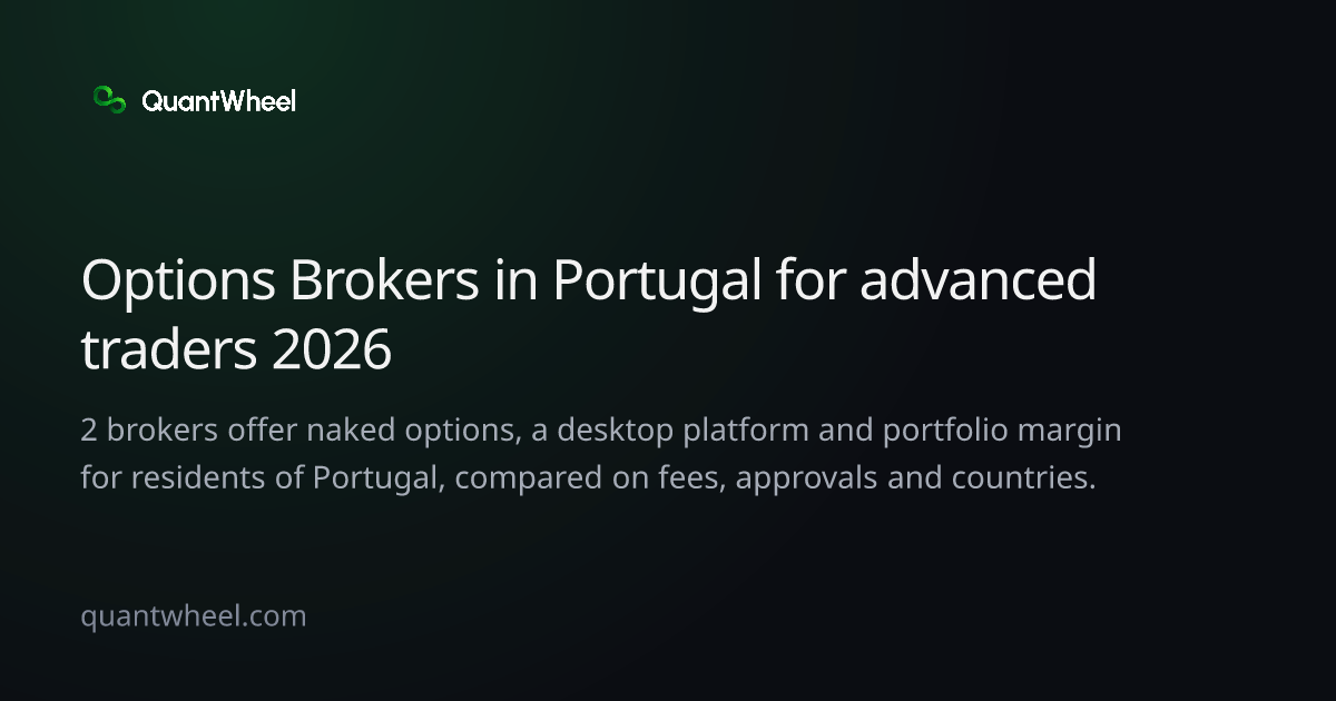 The share card of Options brokers in Portugal for advanced traders