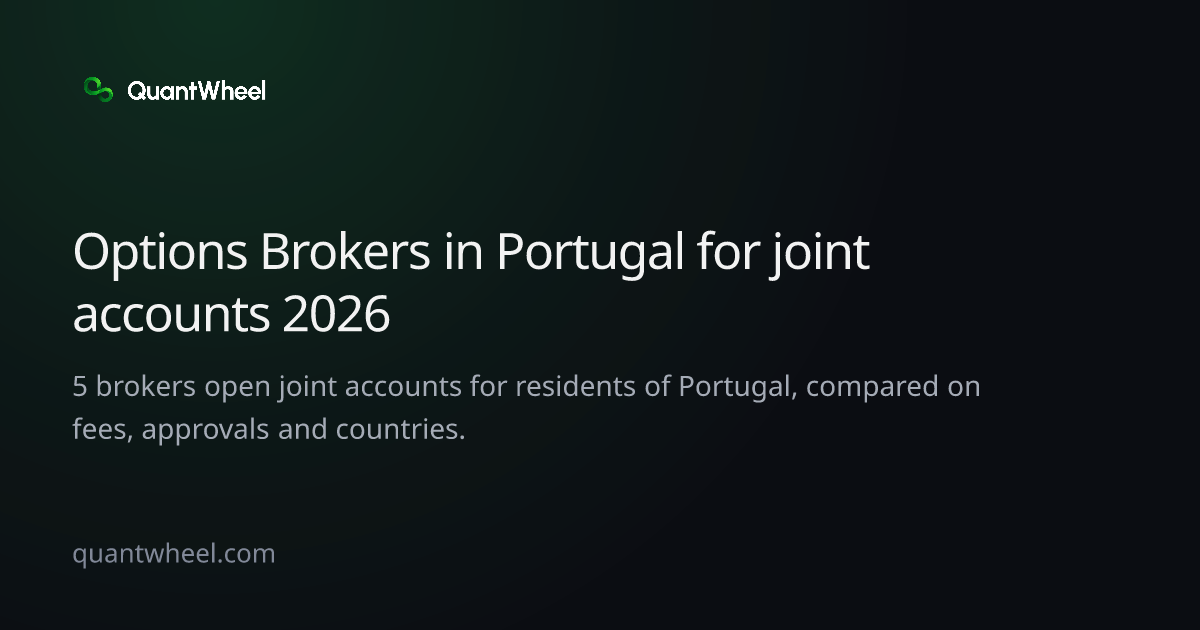 The share card of Options brokers in Portugal for joint accounts
