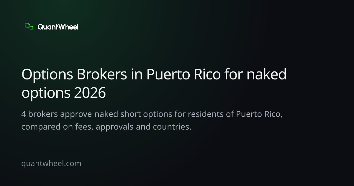The share card of Options brokers in Puerto Rico for naked options