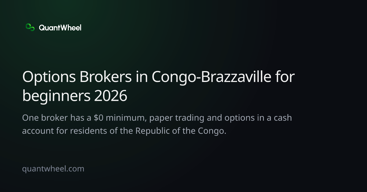 The share card of Options brokers in the Republic of the Congo for beginners