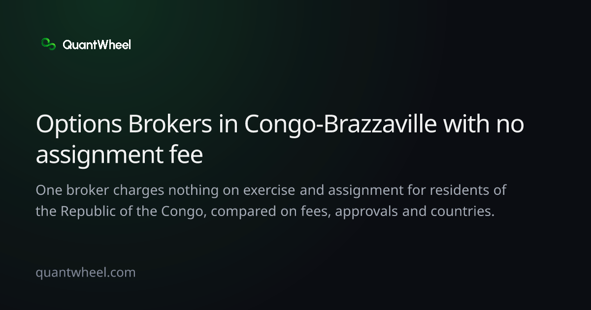 The share card of Options brokers in the Republic of the Congo with no assignment fee