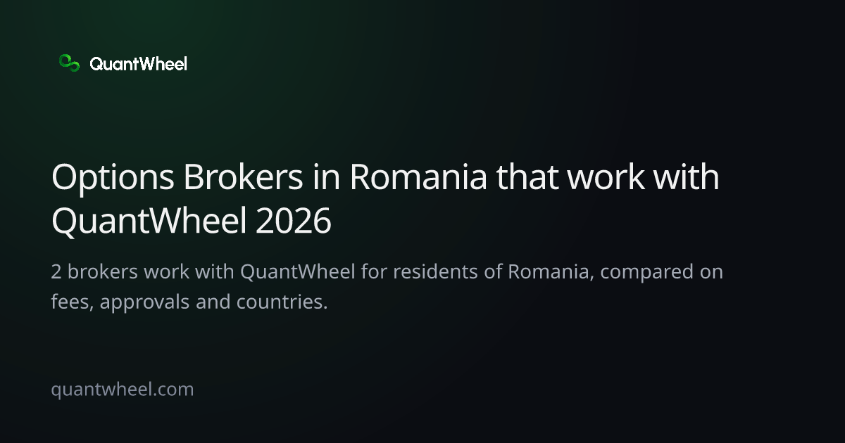 The share card of Options brokers in Romania that work with QuantWheel