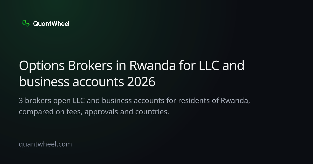 The share card of Options brokers in Rwanda for LLC and business accounts