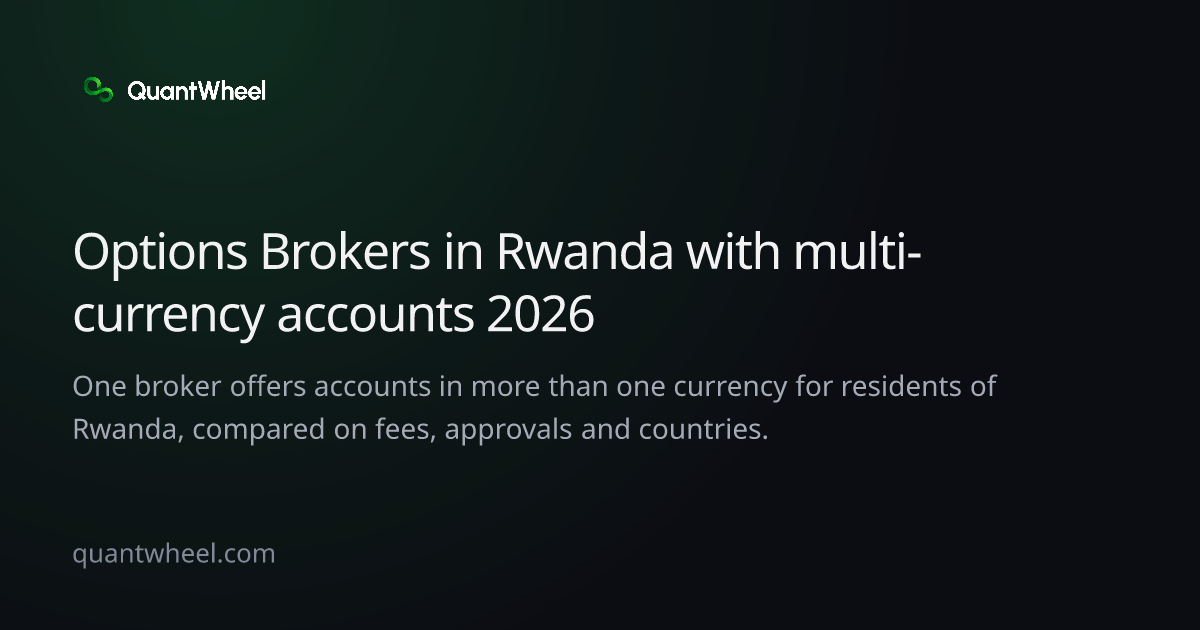 The share card of Options brokers in Rwanda with multi-currency accounts