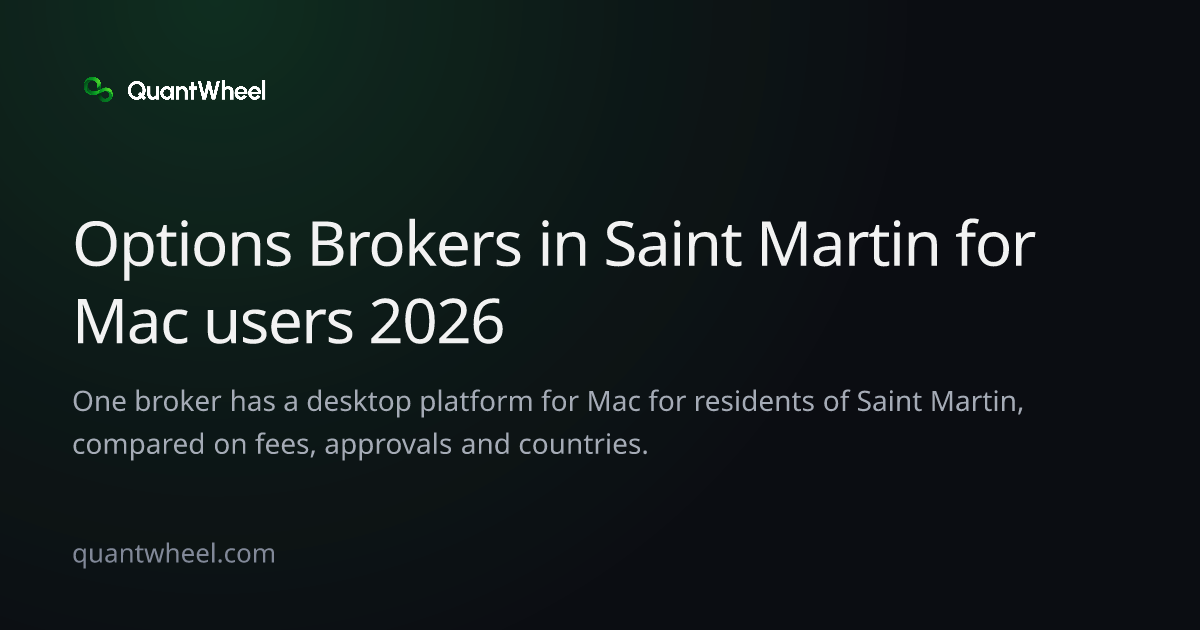 The share card of Options brokers in Saint Martin for Mac users