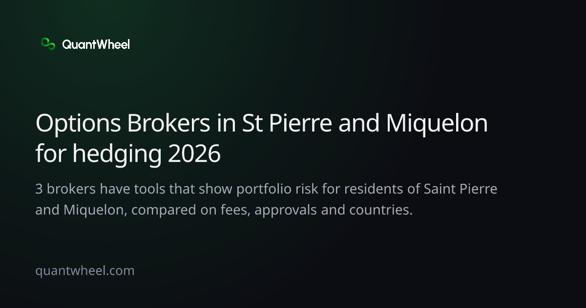 The share card of Options brokers in Saint Pierre and Miquelon for hedging