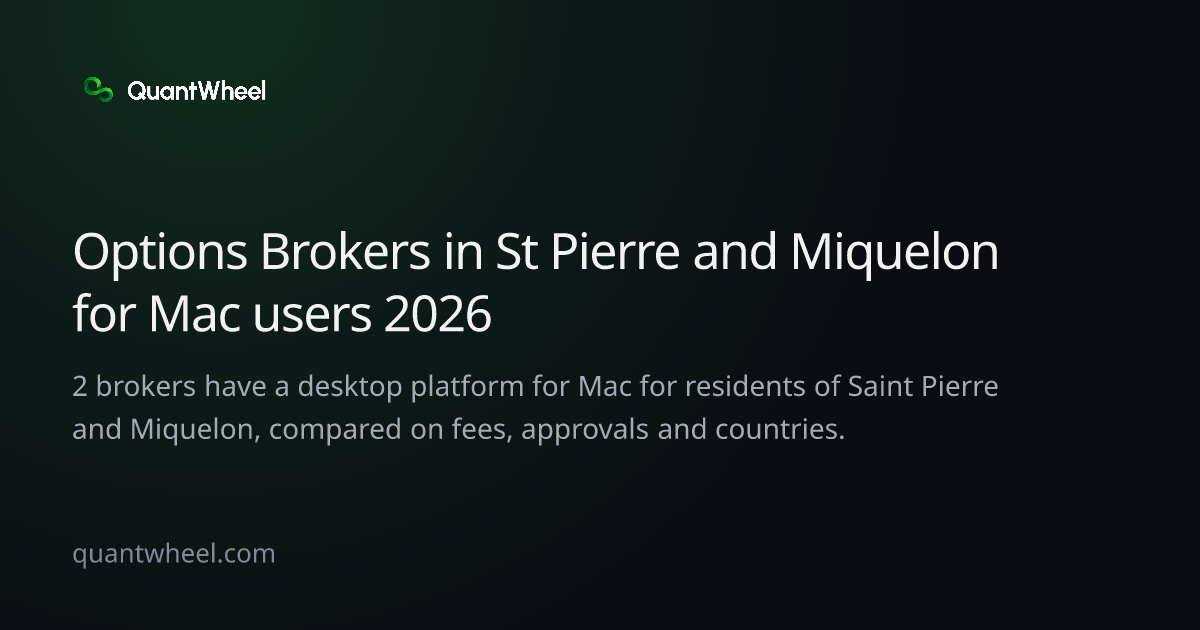 The share card of Options brokers in Saint Pierre and Miquelon for Mac users