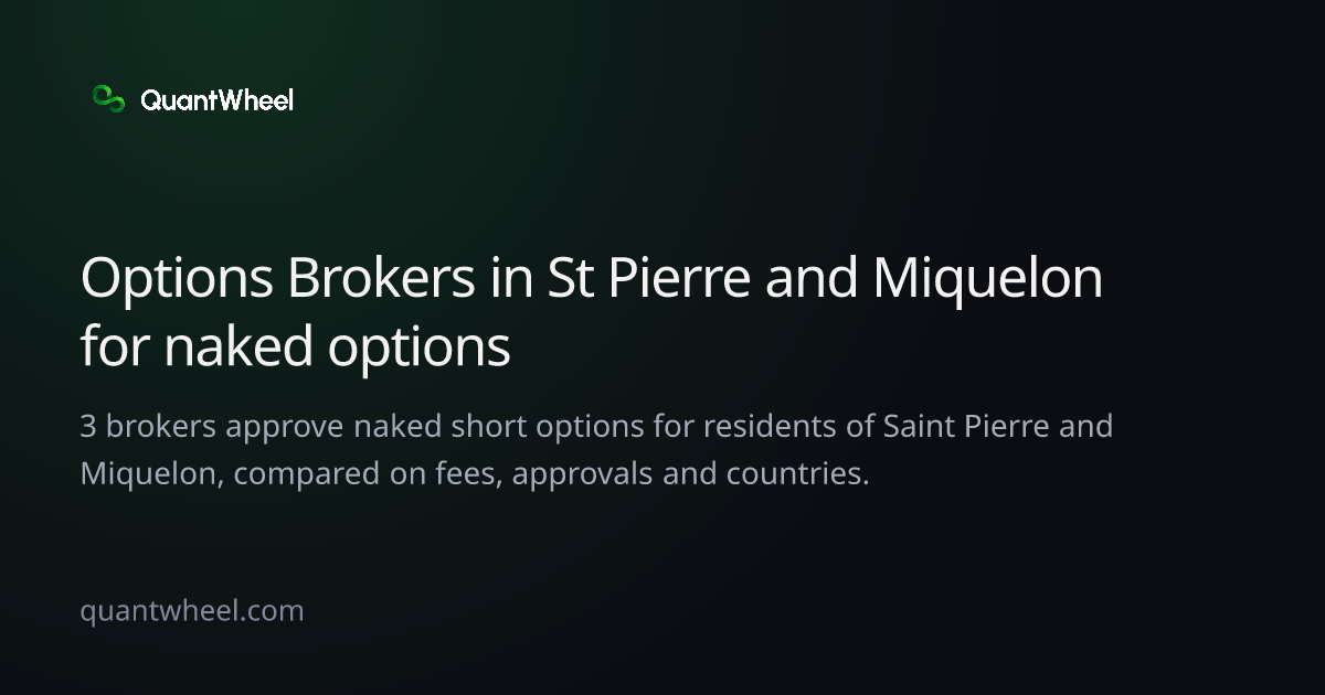 The share card of Options brokers in Saint Pierre and Miquelon for naked options