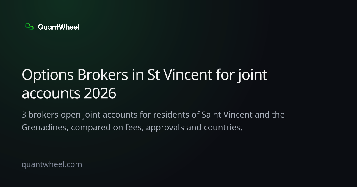 The share card of Options brokers in Saint Vincent and the Grenadines for joint accounts