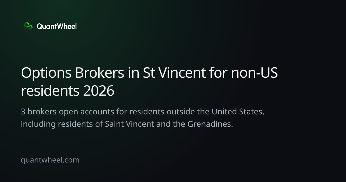 The share card of Options brokers in Saint Vincent and the Grenadines for non-US residents