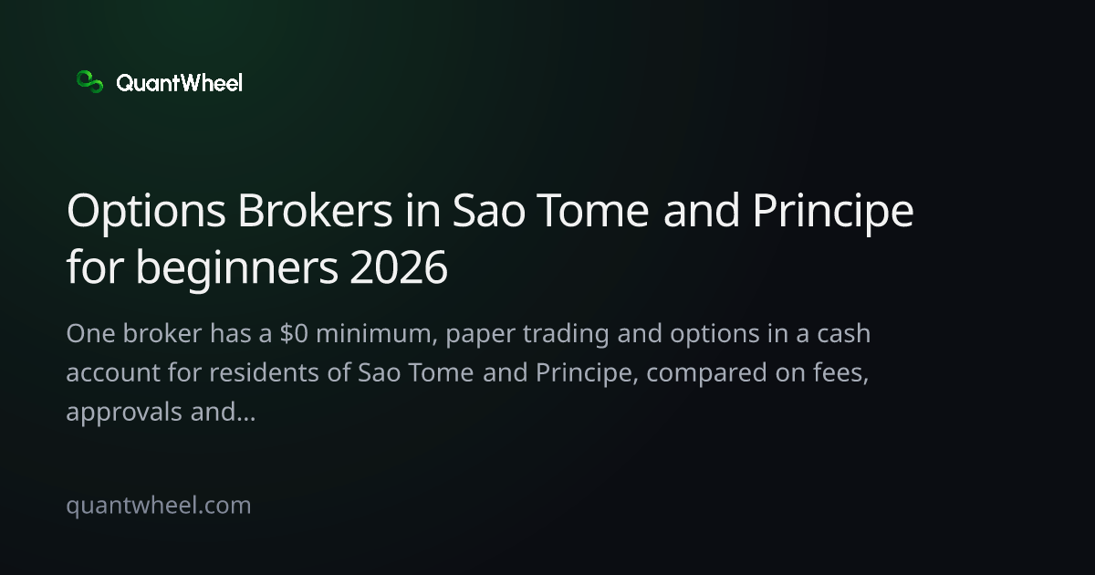 The share card of Options brokers in Sao Tome and Principe for beginners