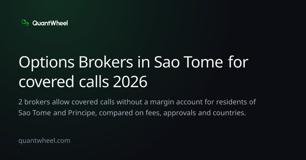 The share card of Options brokers in Sao Tome and Principe for covered calls