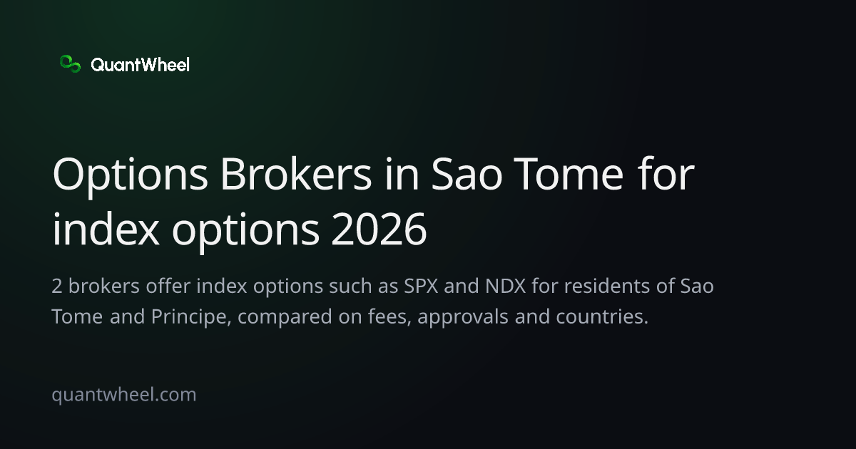 The share card of Options brokers in Sao Tome and Principe for index options