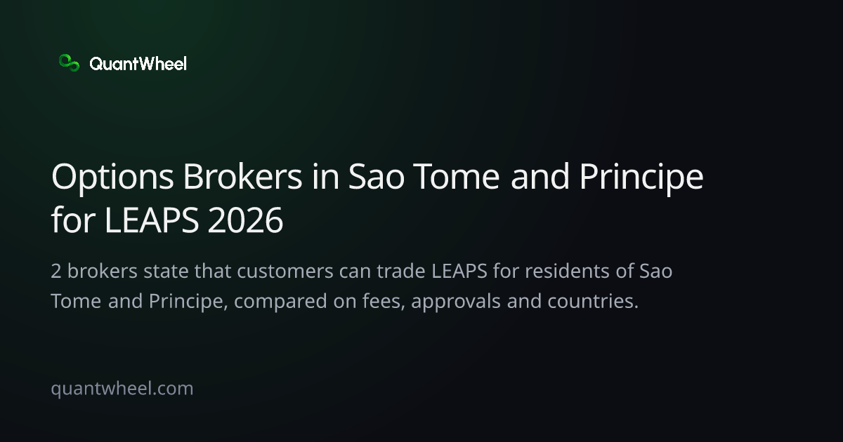 The share card of Options brokers in Sao Tome and Principe for LEAPS