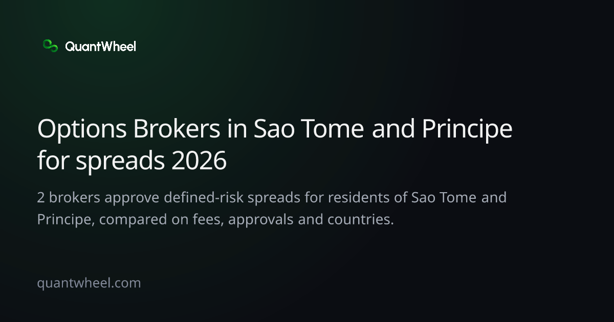 The share card of Options brokers in Sao Tome and Principe for spreads