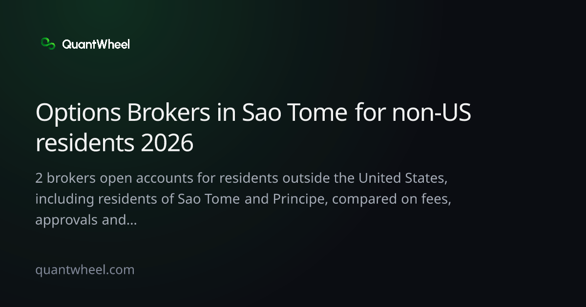 The share card of Options brokers in Sao Tome and Principe for non-US residents