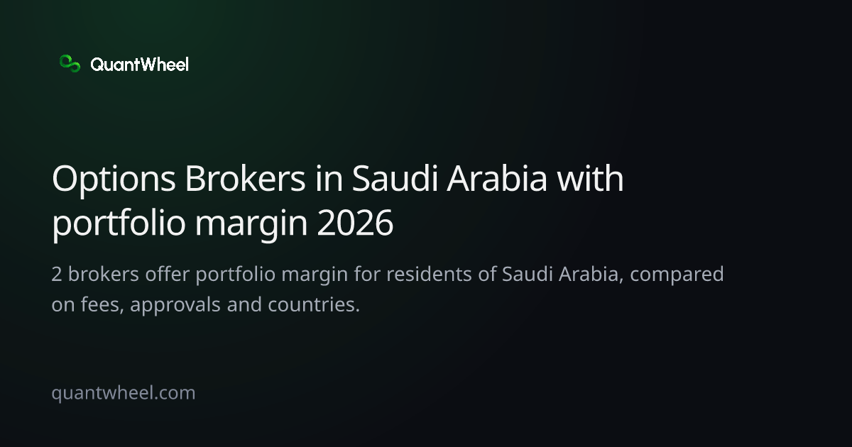 The share card of Options brokers in Saudi Arabia with portfolio margin