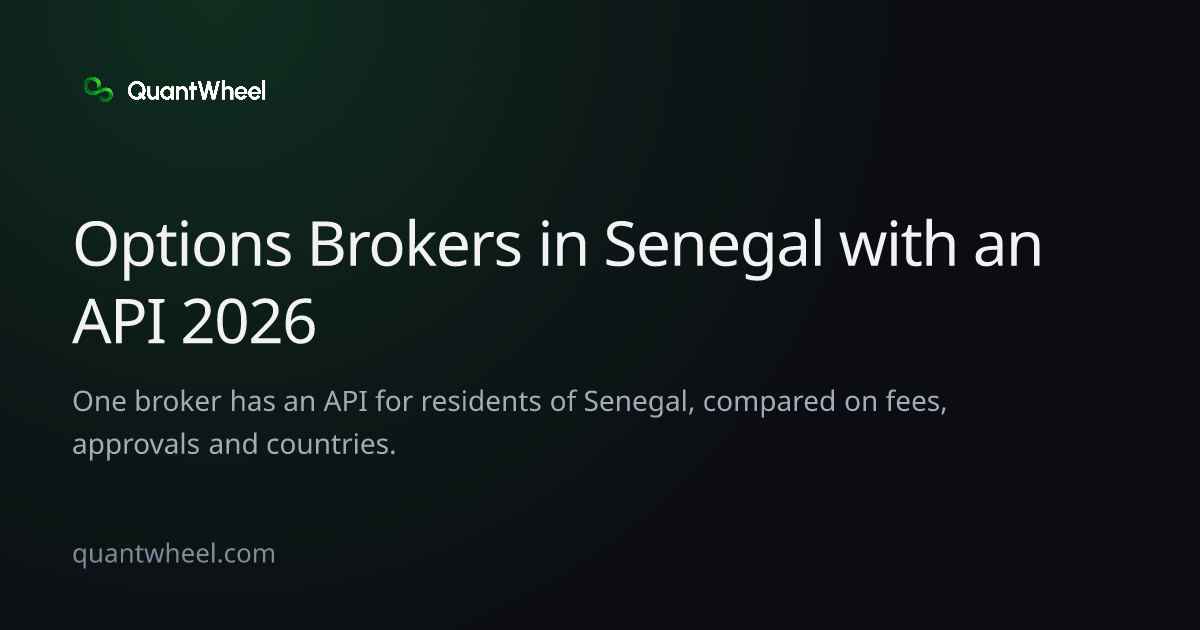 The share card of Options brokers in Senegal with an API