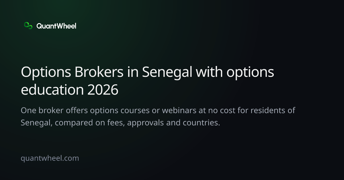 The share card of Options brokers in Senegal with options education