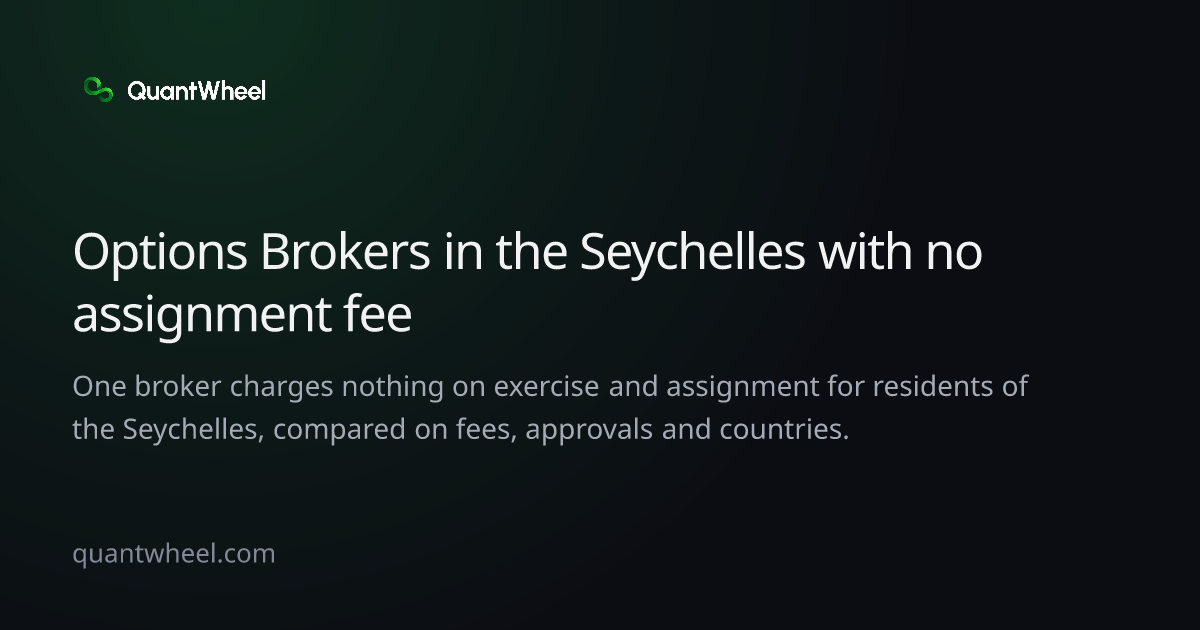 The share card of Options brokers in the Seychelles with no assignment fee